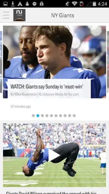 Giants android App screenshot 3